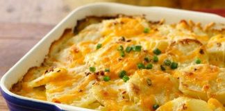 Рецепт приготування картопляної запіканки з яловичини та бекону