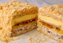 Начинка для солоного «Наполеона»: оригінальна закуска